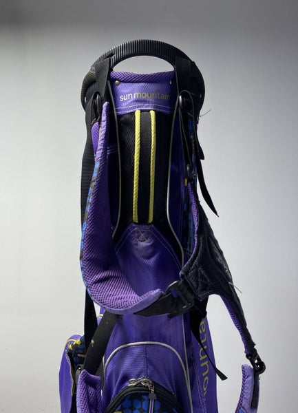 Sun Mountain Lightweight Stand Bag Purple 4-Way Divide Dual Strap Golf Bag