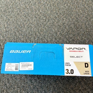 Bauer Vapor X Select Hockey Skates Regular Width  Size 3 (New)