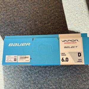 Bauer Vapor X Select Hockey Skates Regular Width  6 (New)