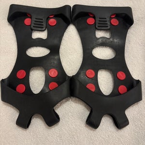 Action Traction Ice Cleats Size Large Color Black