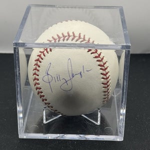 Billy Sample MLB Official Game League Baseball IP Autographed Signed Ball