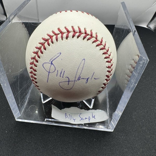 Billy Sample MLB Official Game League Baseball IP Autographed Signed ...