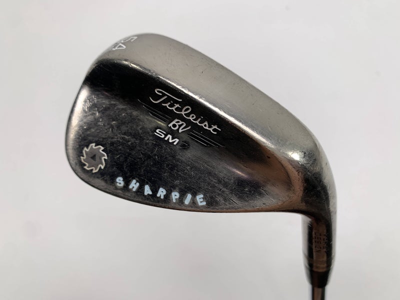 Titleist Vokey SM7 Brushed Steel 54* 14 F-Grind Wedge Steel Mens RH Midsize Grip