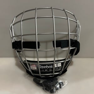 New Reebok FM 5K Silver Medium Hockey Cage