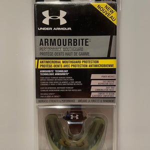 New Under Armour UA Armourbite Antimicrobial Strap/Strapless Mouthguard Football Hockey