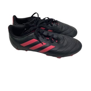 Used Adidas GOLETTO Soccer Cleats Black And Pink Junior 06 11347-S000244491