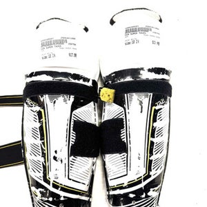 Used CCM SUPER TACKS Junior Shin Guards White 10" 11860-S000289285