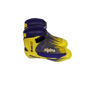 Used Alpina Mens NNN XC Ski Boots Yellow M 09.5 / W 09.5-10 11847-S000025541