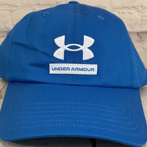 Under Armour Mens Sportstyle Adjustible Sliding Closure Stretchy Sweat Band Blue