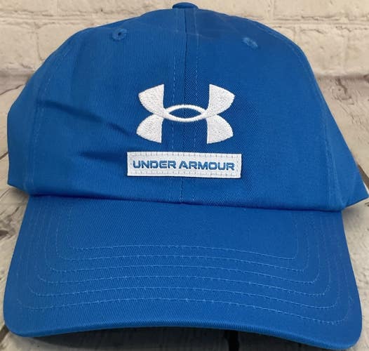 Under Armour Mens Sportstyle Adjustible Sliding Closure Stretchy Sweat Band Blue