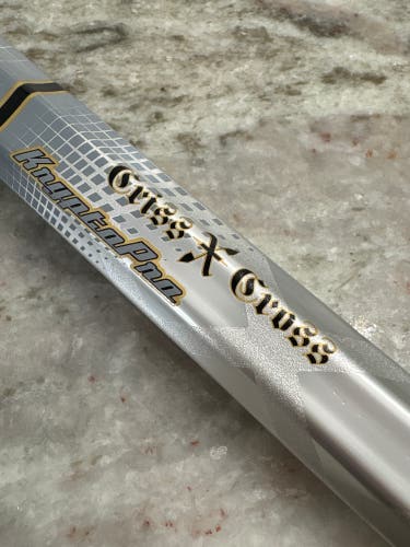 Ultra Rare —. New Warrior Krypto Pro Criss Cross Shaft - Silver