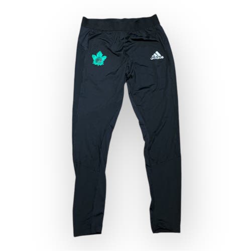 Adidas Baselayer Leggings Pro Stock Toronto Marlies (St Pats) - Large