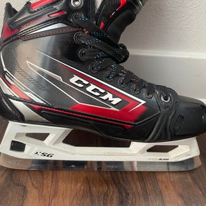 CCM Jetspeed FT480 Hockey Goalie Skates Regular Width 8.5 (Used)