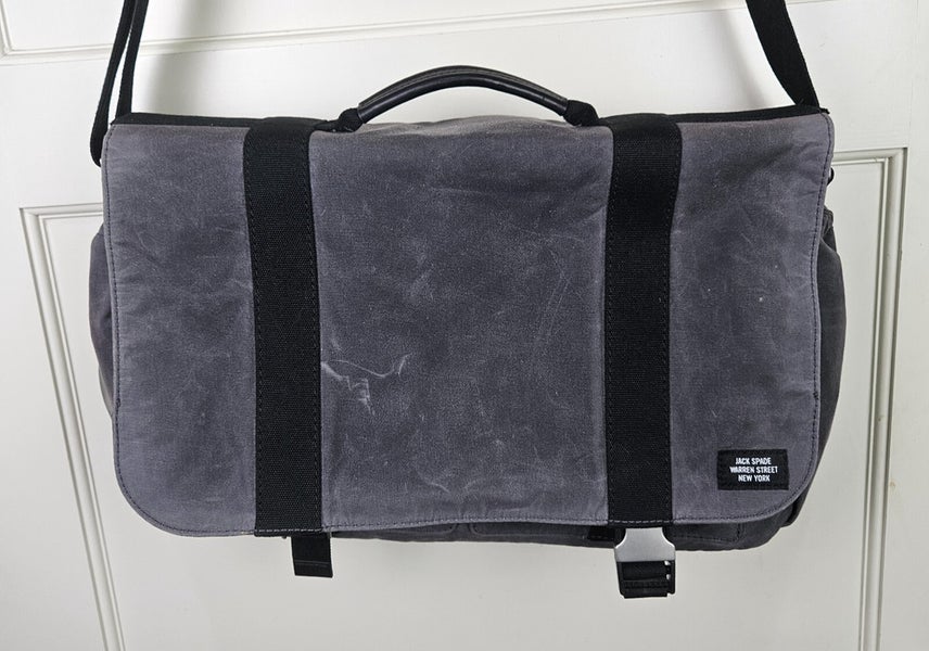Jack Spade Warren Street Laptop/Shoulder Bag Travel Gray