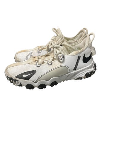 Used Nike TURF SHOES BB/SB Cleats White Junior 02 11834-S000033826