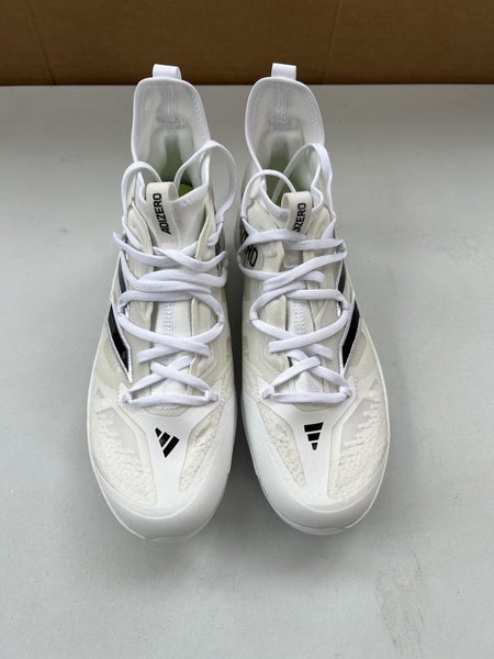 Adidas Mens Adizero Afterburner 9 NWV TPU Baseball Cleats White/Black Size 9