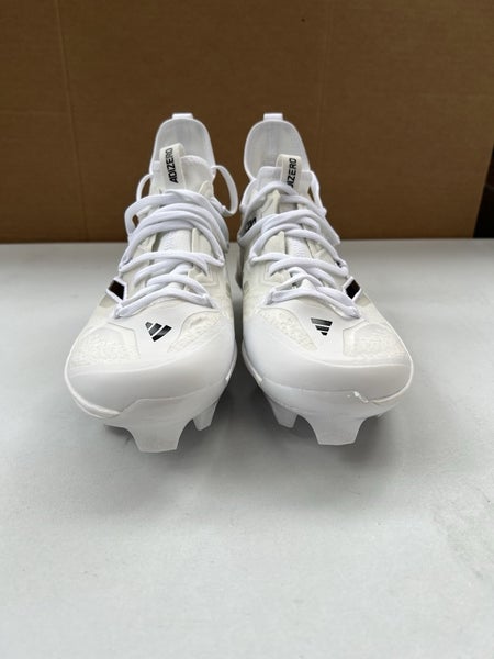 Adidas Mens Adizero Afterburner 9 NWV TPU Baseball Cleats White/Black Size 9