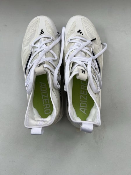 Adidas Mens Adizero Afterburner 9 NWV TPU Baseball Cleats White/Black Size 9