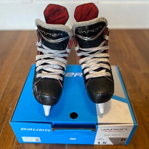 Bauer Vapor X Select Hockey Skates 1.5 Regular Width Size 1.5 (Used)
