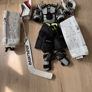 Brian's Netzero Goalie Full Set With Pants, Knee Pads, Stick, Chesty, Blocker & Glove