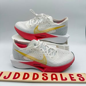 Nike ZoomX VaporFly Next% 3 White Sea Coral DV4130-101 Running Women’s Size 5.5  New