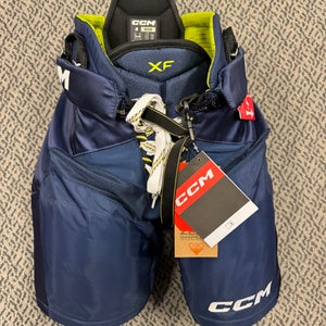 CCM Navy Tacks XF Junior Medium Pants