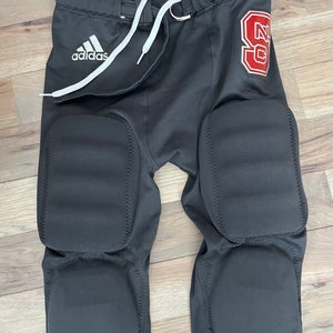 Black Adult Men's Used 3XL Adidas Game Pants