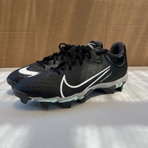 Nike Women Hyperdiamond 4 Keystone Black/White/Mint - Size 11 Women