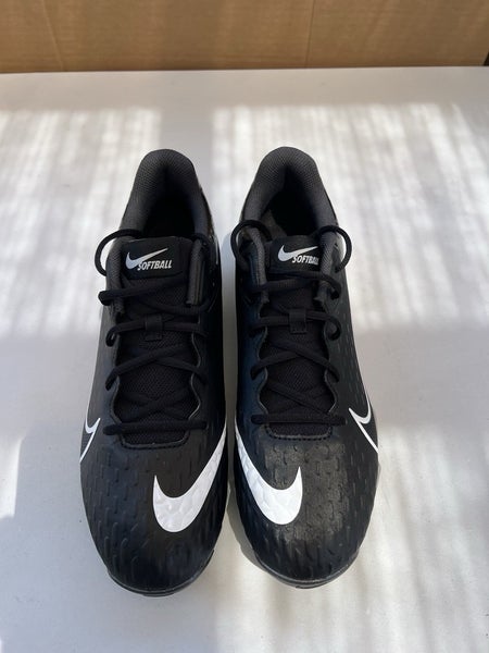 Nike Women Hyperdiamond 4 Keystone Black/White/Mint - Size 11 Women