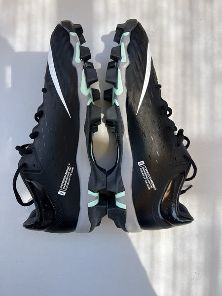 Nike Women Hyperdiamond 4 Keystone Black/White/Mint - Size 11 Women