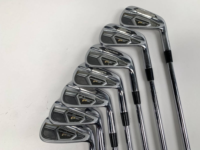 TaylorMade PSi Iron Set 4-PW True Temper Dynamic Gold S300 Stiff Steel +2'' RH