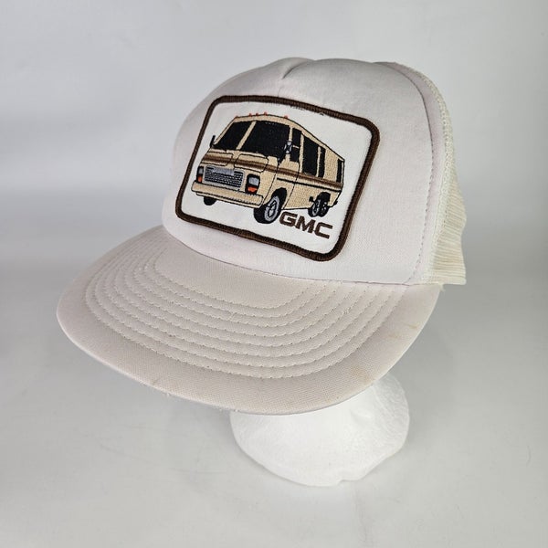 Vintage GMC RV Van Patch Mesh Trucker Snapback Trucker Hat Cap