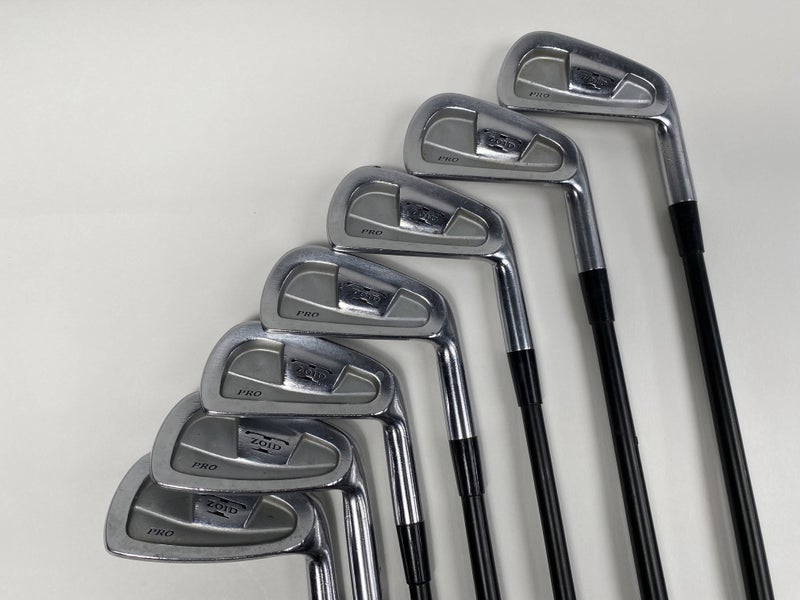 Mizuno T-Zoid Pro Forged Iron Set 3-PW TT Tri-Gold Regular Graphite RH NO 8 Iron