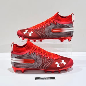 Under Armour Spotlight MC Football Cleats Red Size 14 Mens 3021418-601