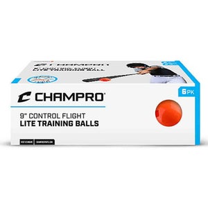 New CHAMPRO 9" LITE CONTROL FLIGHT BALL - 6-PACK 11506-CHPCBB97