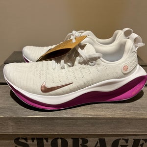 Nike Women’s React Infinity Run Flyknit 4 - White/Pink- NWOB Sz 8