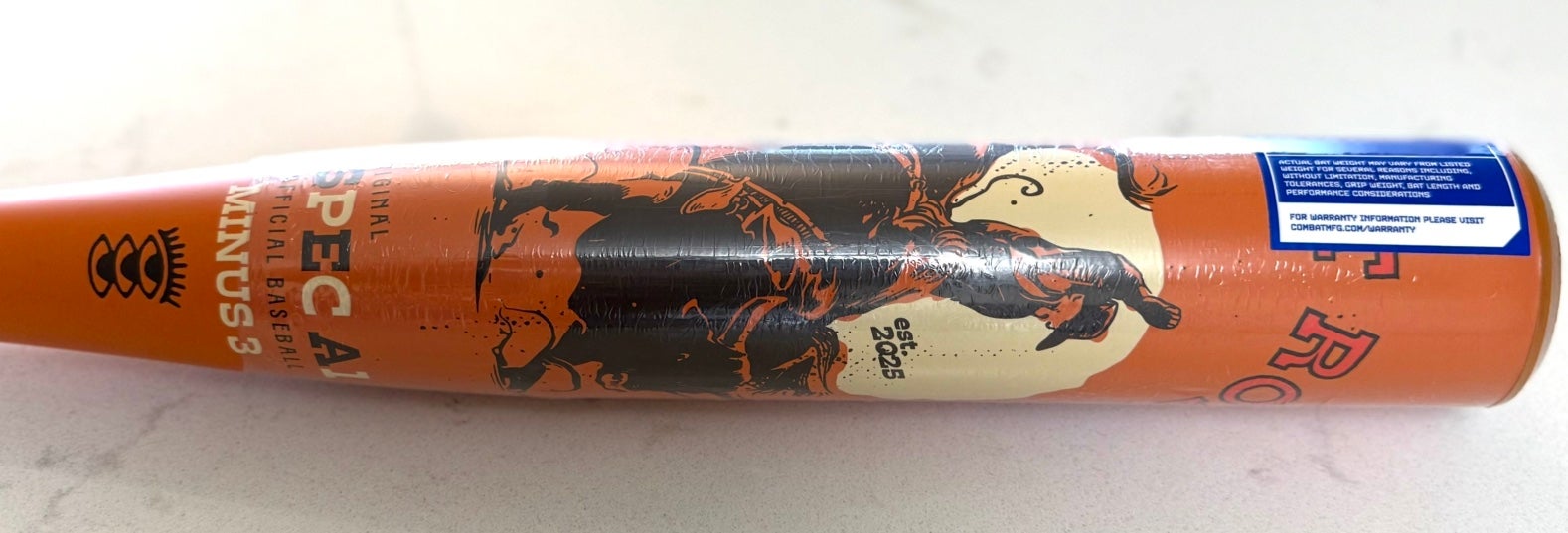 2025 COMBAT MFG RODEO SPEC-A1 (-3) BBCOR BASEBALL BAT: 33
