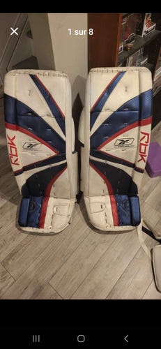 Used 36" Reebok Premier Goalie Leg Pads