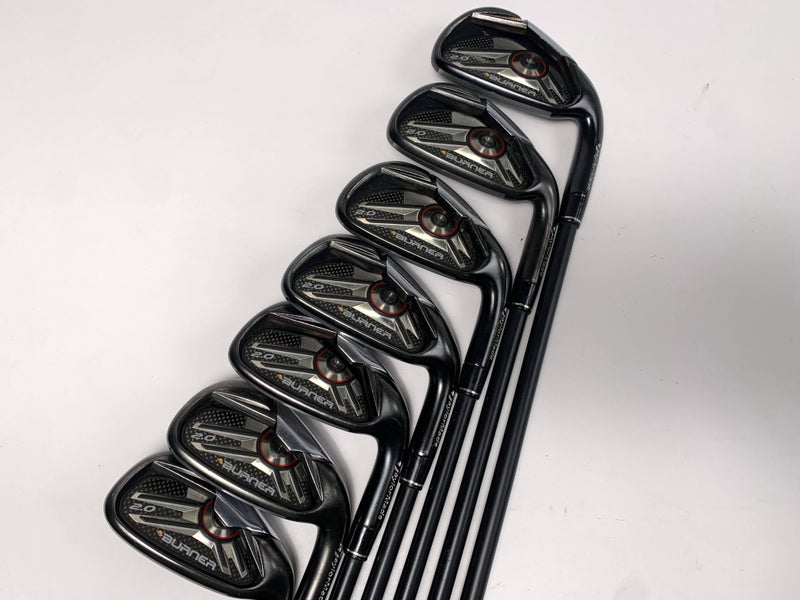 TaylorMade Burner 2.0 Iron Set 4-PW SuperFast 65g Regular Graphite Mens RH