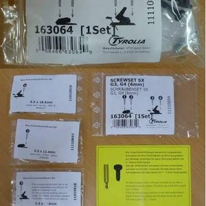 NEW Tyrolia Screw Set Tyrolia SX Ski Bindings Screw Set SX - G3,G4(6mm) 163064