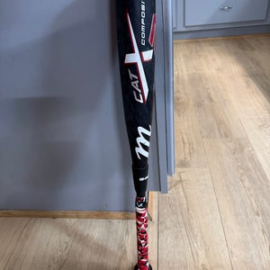 2025 Marucci CATX2 Composite USSSA Certified Bat (-10) Composite 17 oz 27" (Used)