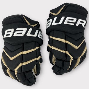 Pro Stock Used 14" Bauer Supreme TotalOne NXG Pittsburgh Penguins Hockey Gloves
