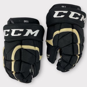 Pro Stock New 14" CCM HG12 Pittsburgh Penguins Hockey Gloves CPR Mods