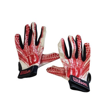 Used Wilson GLOVES FB Gloves Red LG 11760-S000074340