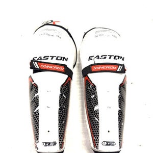 Used Easton SYNERGY Junior Shin Guards White 10" 11860-S000289332