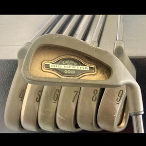 CALLAWAY BIG BERTHA GOLD IRON SET 3-9