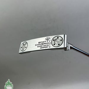 Used RH Titleist Scotty Cameron Super Select Newport 2 35" Putter Steel Golf