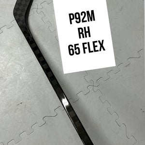 Senior(1x)Right P92M 65 Flex 63” PROBLACKSTOCK Pro Black Out Unbranded Pro Stock Nexus Hockey Sticks