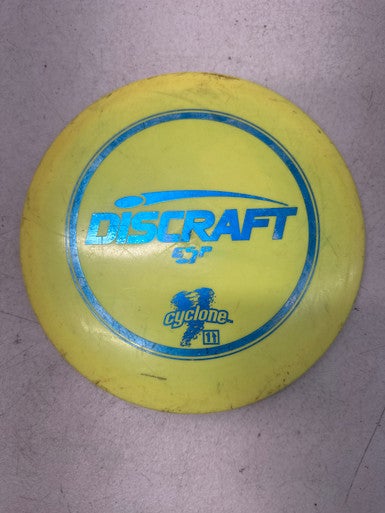 Used Discraft CYCLONE PFN Disc Golf Driver Yellow 11835-S000192880