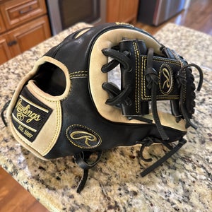 Rawlings Right Hand Throw Infield Heart of the Hide Baseball Glove 11.5" (Like New)